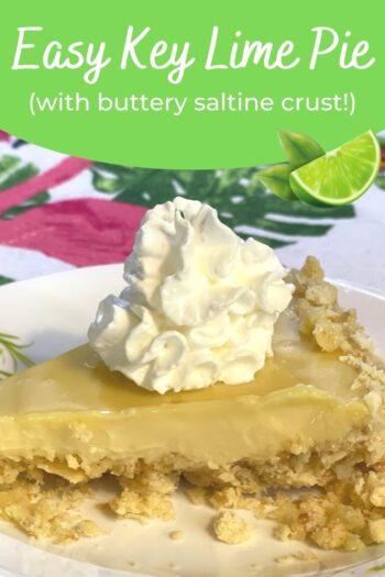 Easy Key Lime Pie (with buttery saltine crust)