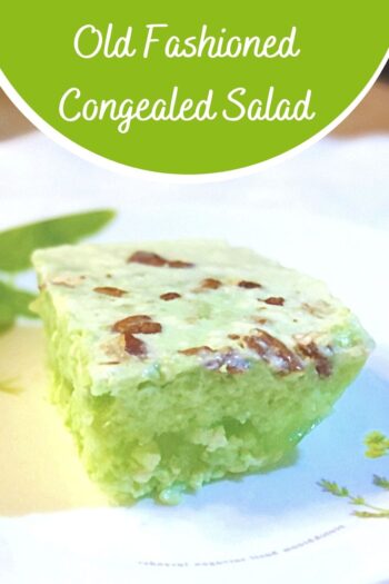 Old Fashioned Green Congealed Salad